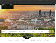 Tablet Screenshot of efficience-immobilier.com
